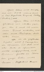 Nachlass Franz Steindachner, Brief von Oscar de Beaux an Franz Steindachner (29.12.1910), Inv.Nr. 100.04, Seite 3